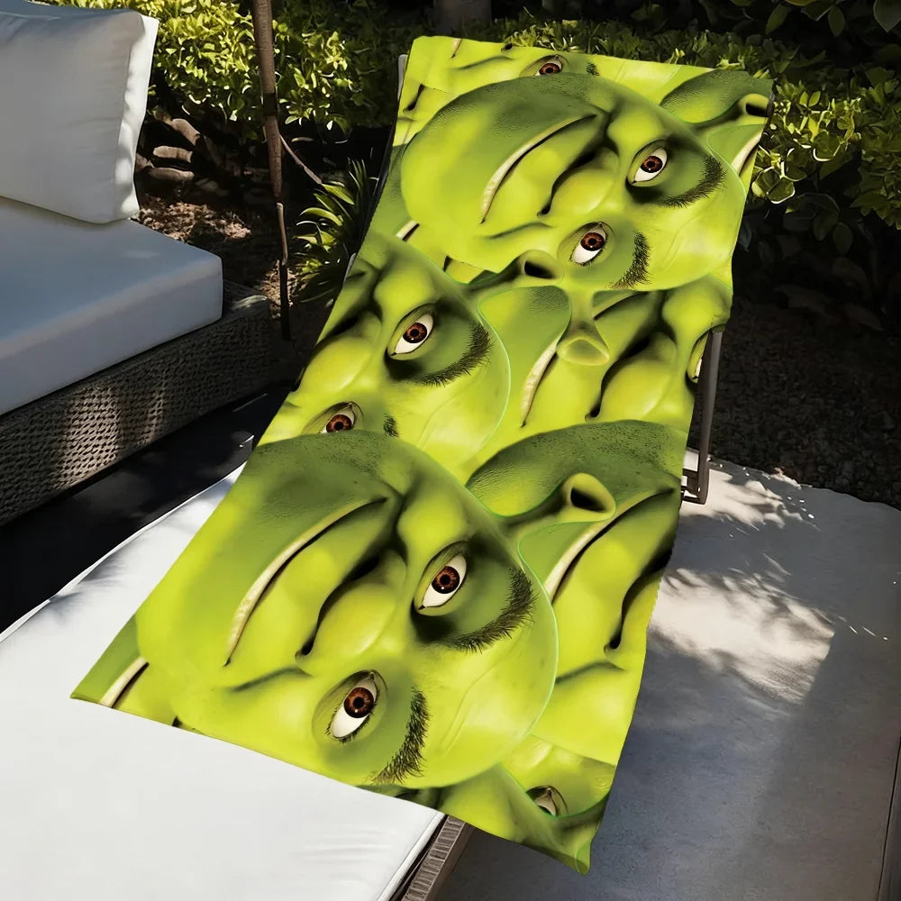 Funny Cute Quick-Dry Beach Towel | Gym Travel Camping Sports Towel