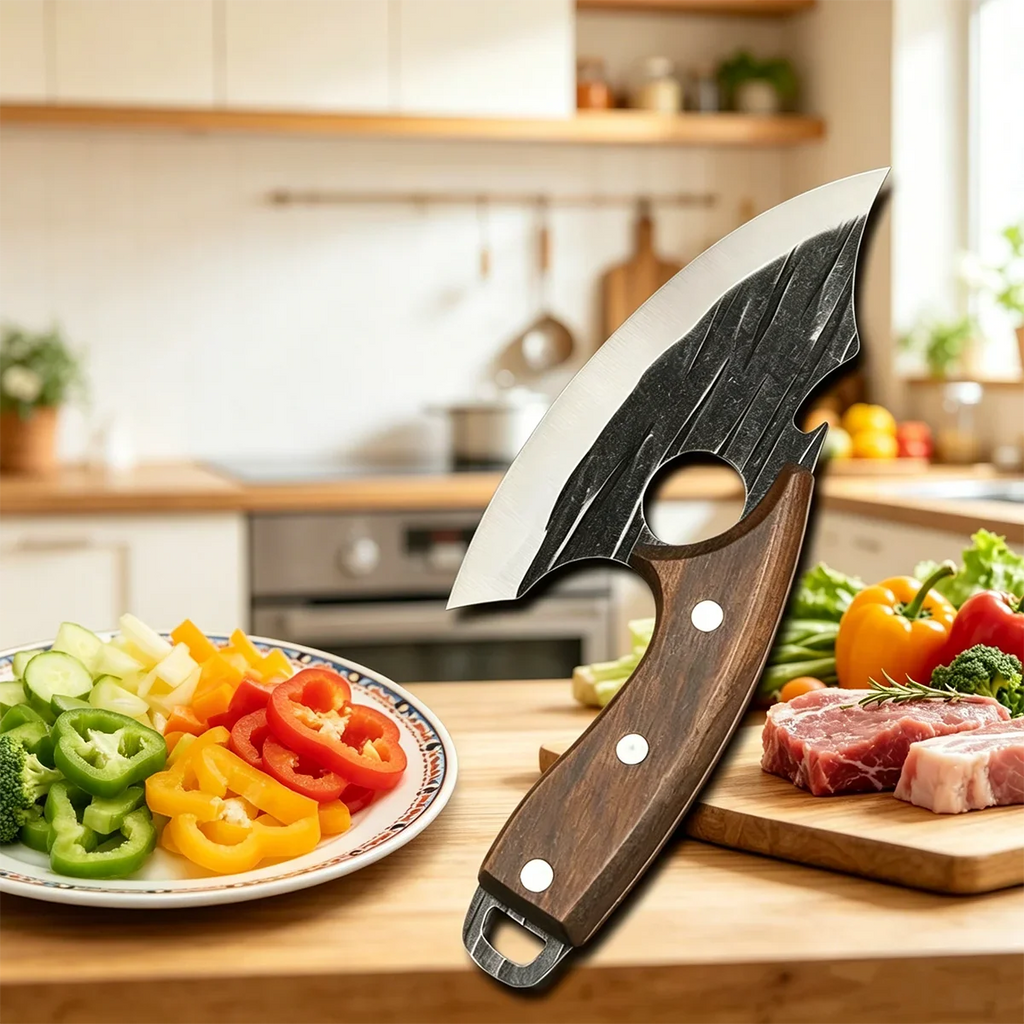 Professional Fish Boning Knife – Stainless Steel Meat Cleaver