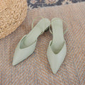 Women's Pointed Toe Ankle Strap Heeled Sandals | Minimalist