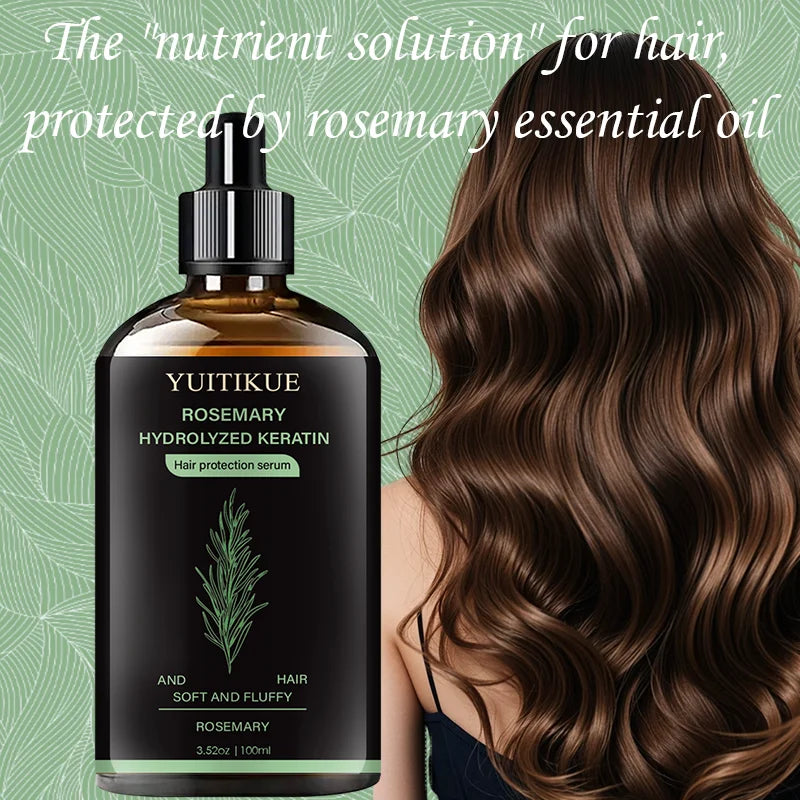 YUITIKUE Hair Serum – Rosemary, Keratin & Biotin 100ml