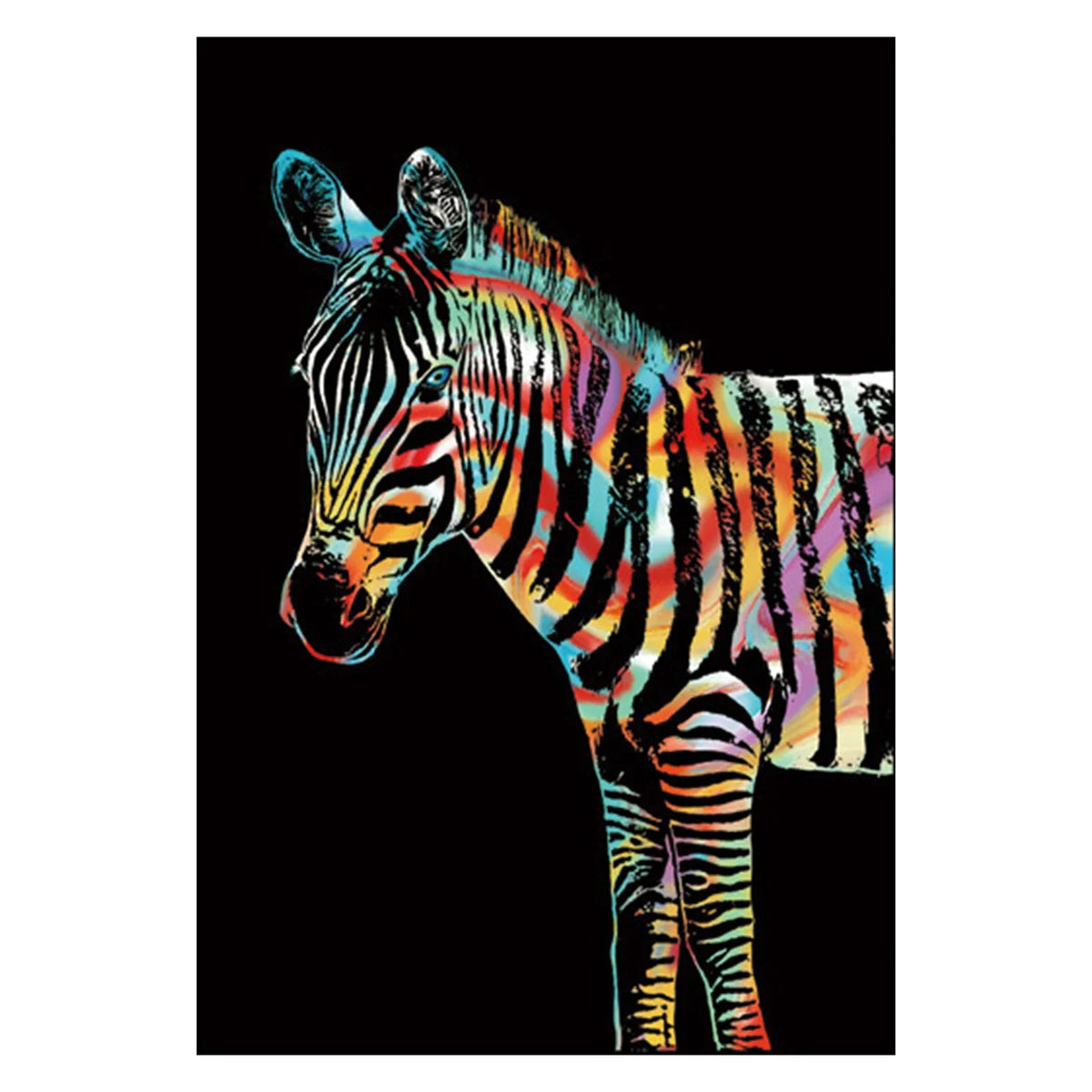 Animals Scratch Art Teen Adults 3 Tools DIY Paint 15 94x11 Painting