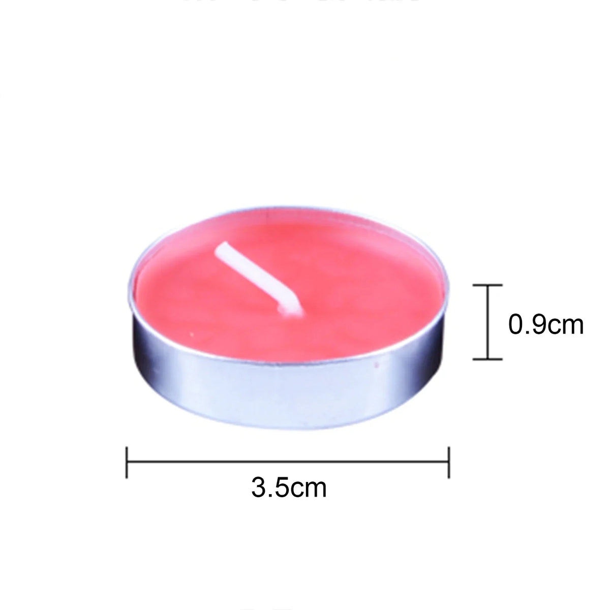 50-Pack Paraffin Tea Light Candles | Long-Burning Tealights