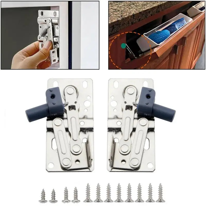 Self-closing 45 Degree Pivot Hinge Kitchen Cabinet Tip-out Trays