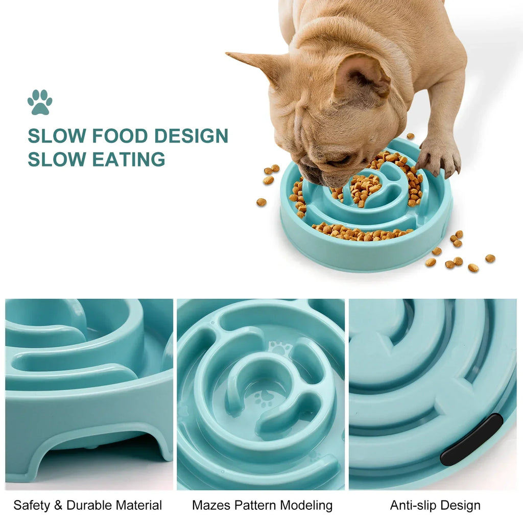 Dog Slow Feeder Bowl | Non-Slip Maze Design, All Dog Sizes