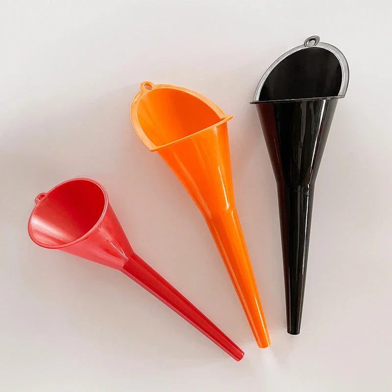 Long Stem Anti-Splash Fuel Funnel for Cars & Motorcycles