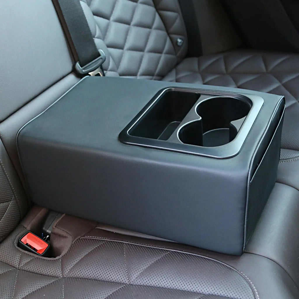 Car Rear Seat Armrest Box with Cup Holder | SUV Truck Sedan