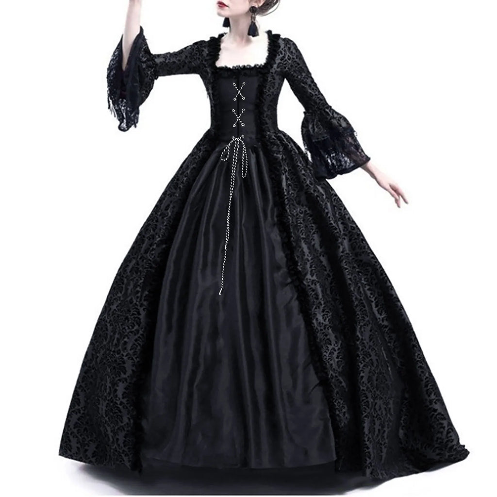 Halloween Costume Adult Women Medieval Cosplay Costumes Vintage