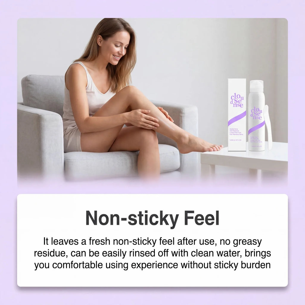 Hair Removal Spray & Growth Inhibitor – Gentle Formula 140ml