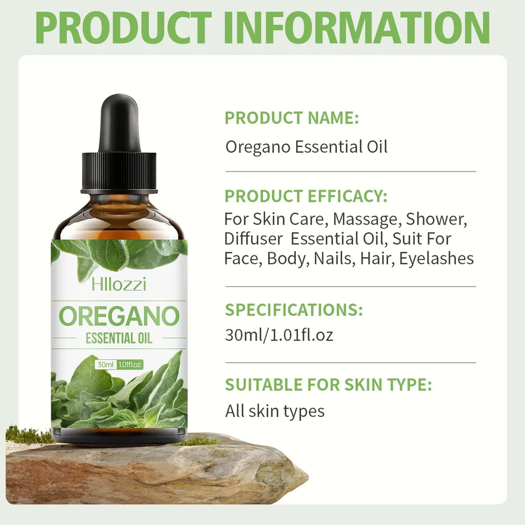 Hllozzi 30ml Oregano Essential Oil | Aromatherapy & Humidifier