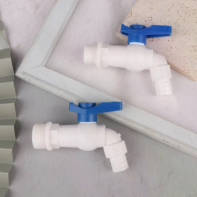 1PCPlastic Male Thread Water Faucet Tank Tap Adapter 1 2 3 Drainage
