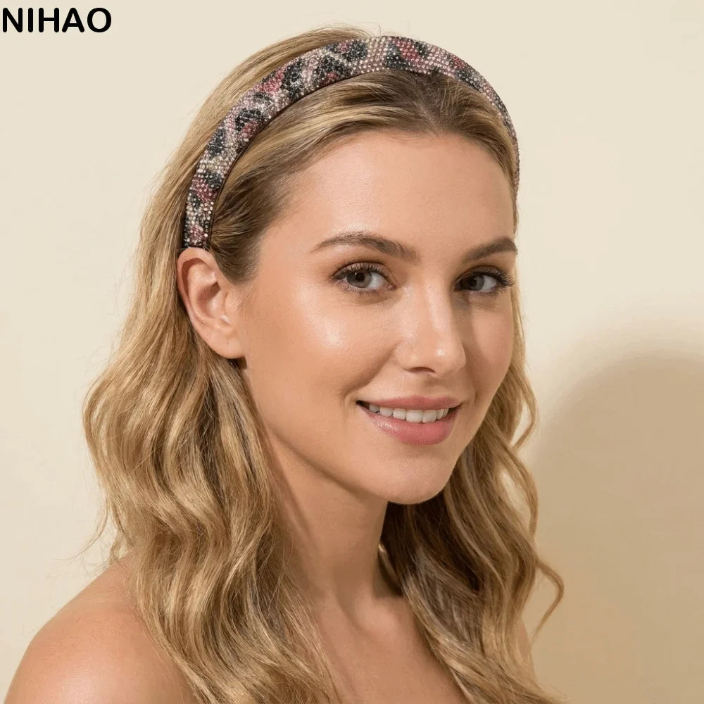 Sparkly Rhinestone Headband – Baroque Wide Hairband for Women