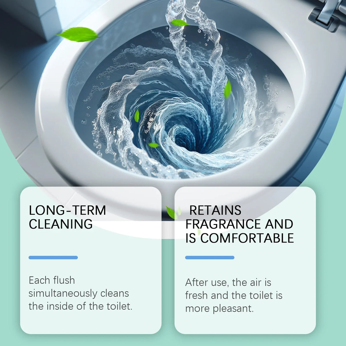 Toilet Cleaning Foam – Descaling, Decontamination & Odor Removal