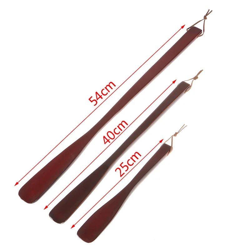 Professional Wooden Shoe Horn – Long Handle Shoe Lifter