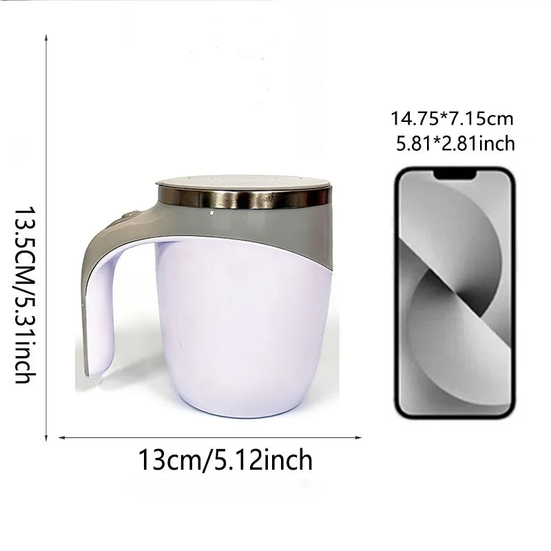 Rechargeable Stainless Steel Auto Mixing Travel Cup