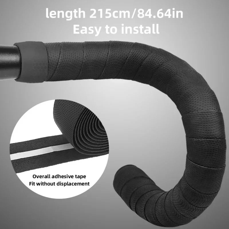 MOTSUV Road Bike Bar Tape – Non-Slip Silicone PU EVA Drop Bar Wrap