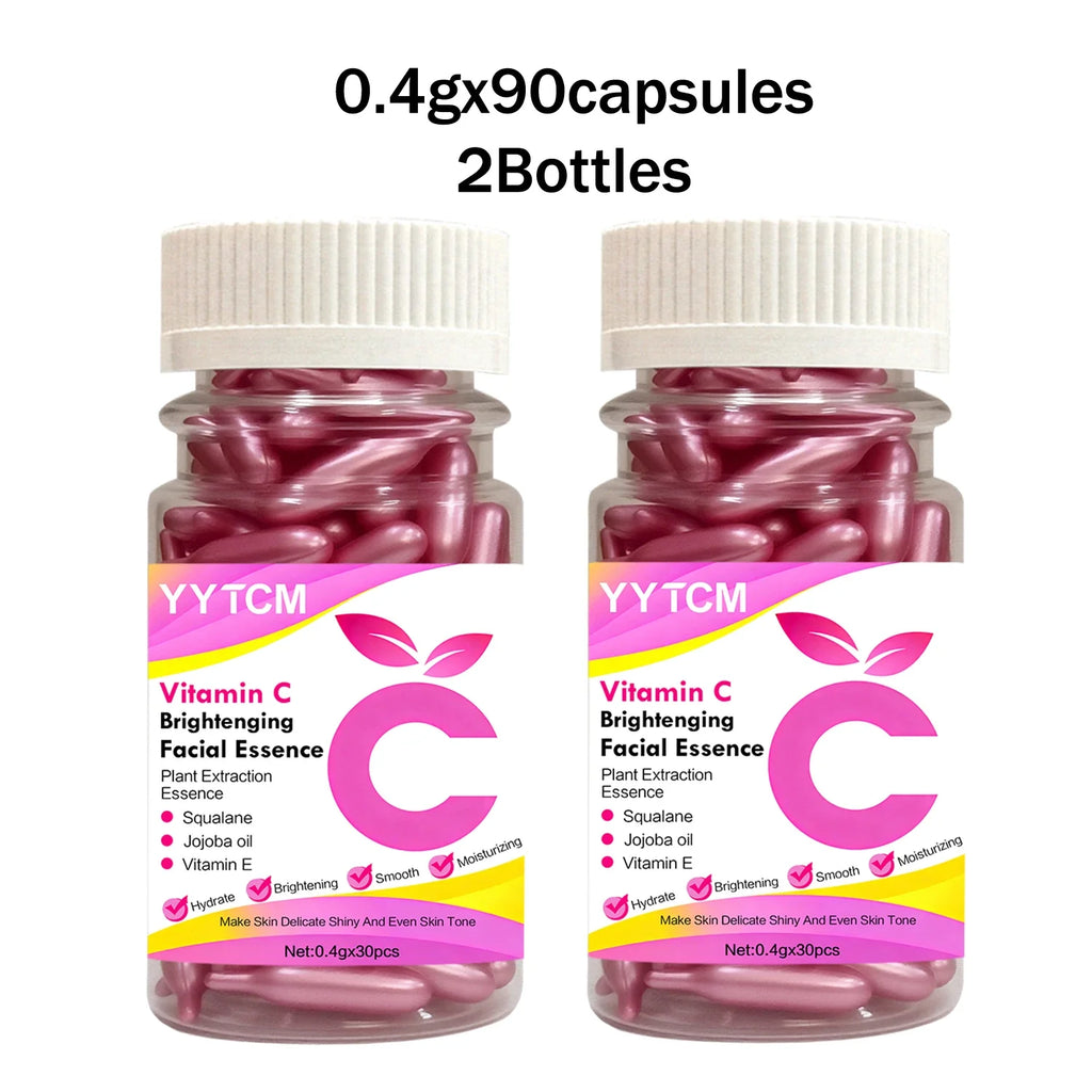 Vitamin C Brightening Capsule Essence – Squalane & Jojoba 30ct