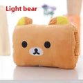 Cartoon Cute Hand Warmer Pillow Warm Cover Cylinder Cushion Women