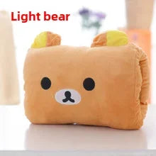 Cartoon Cute Hand Warmer Pillow Warm Cover Cylinder Cushion Women