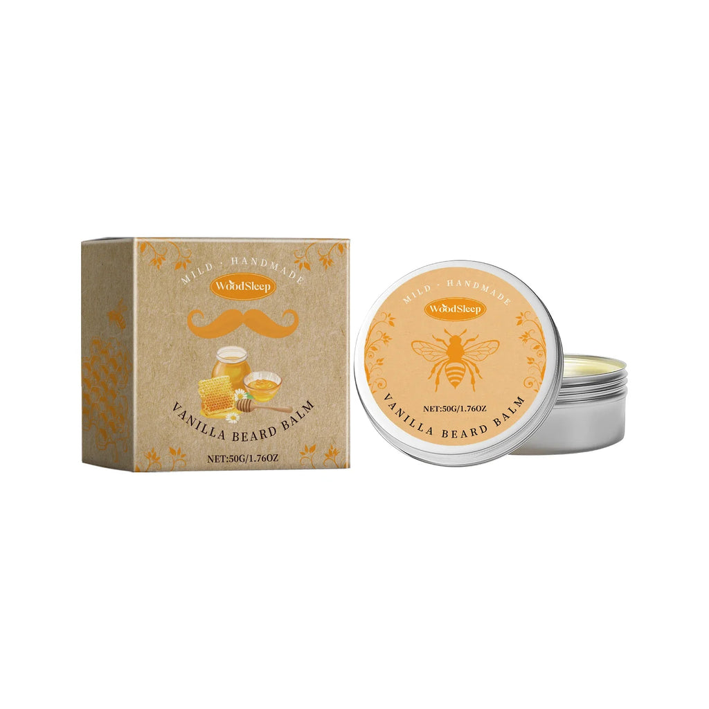 Natural Vanilla Beard Balm – Nourishing Styling Cream 50g