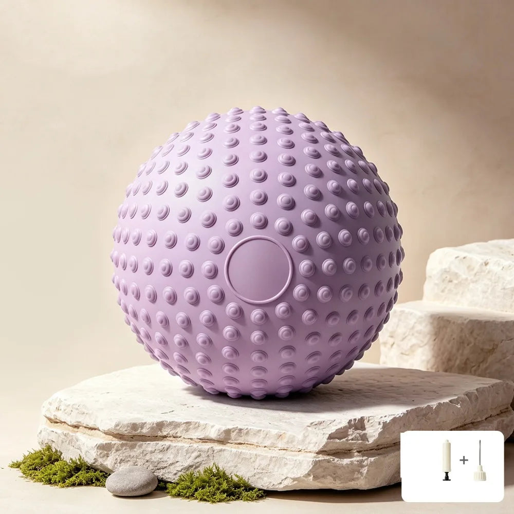 Anti-Burst PVC Yoga Ball – 25cm Fitness & Massage Ball