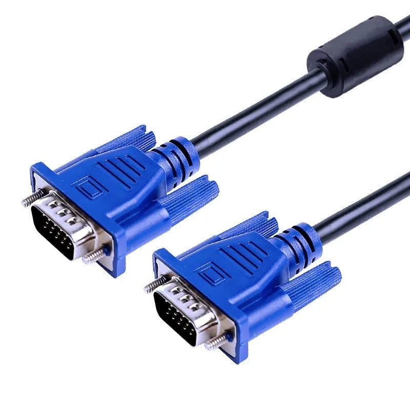 VGA Male to Male Cable with Magnetic Ring | Monitor & Projector