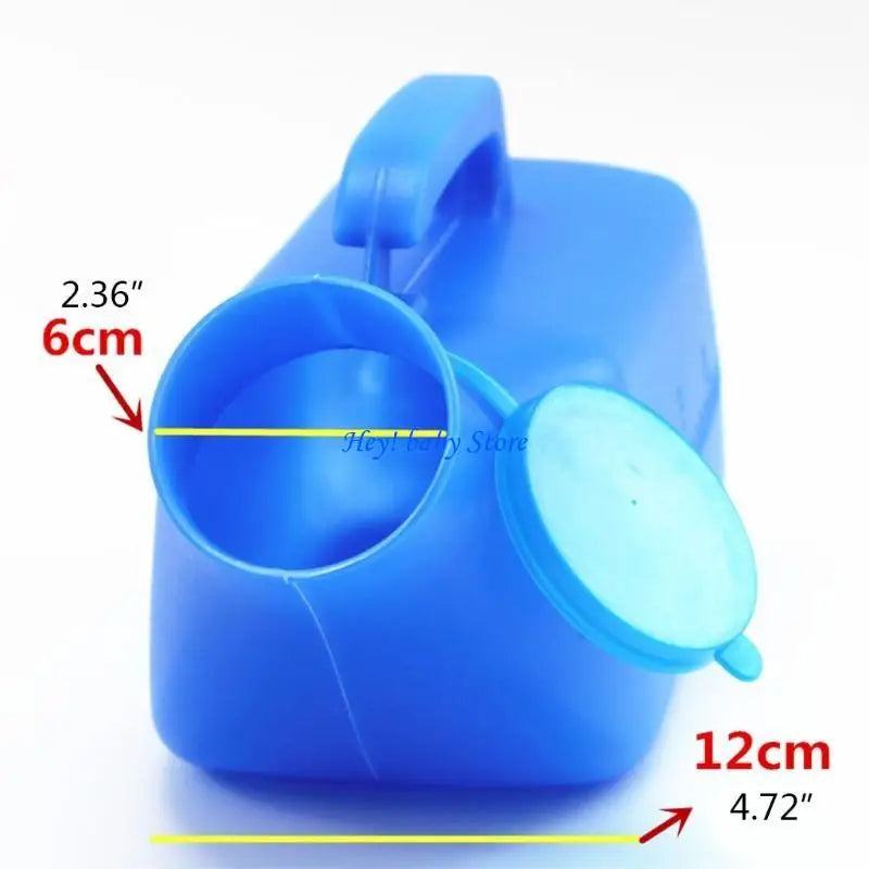 Large Capacity Male Urinal Bottle with Spill-Proof Lid