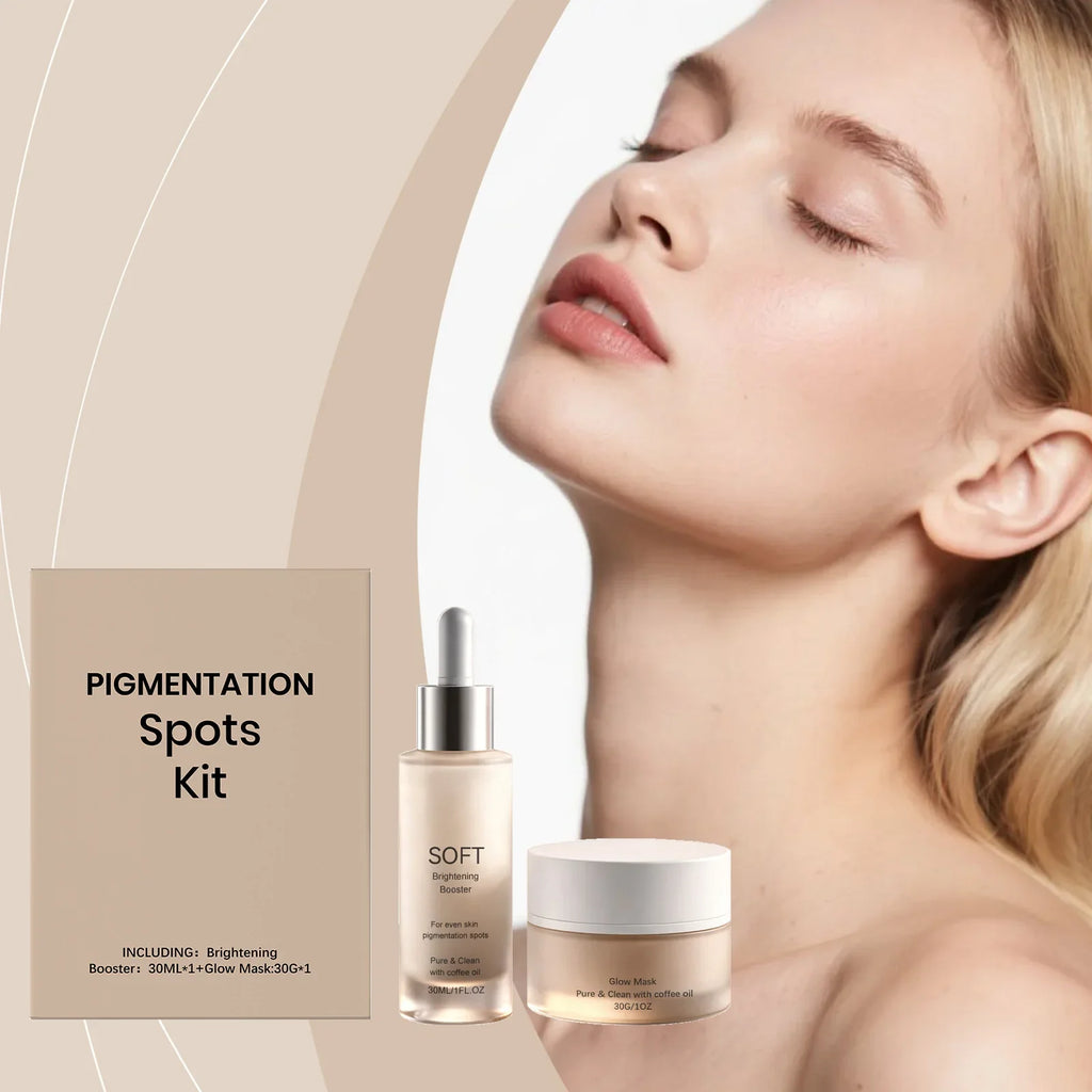 Brightening Essence & Glow Mask Set | Dark Spot & Dull Skin