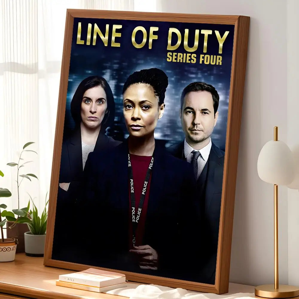 Line of Duty HD PVC Self-Stick Wall Poster | Waterproof Decor