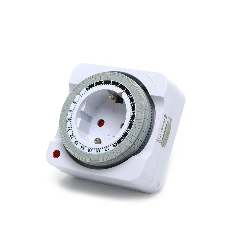 EU Plug 24-Hour Mechanical Timer Switch | Indoor Socket