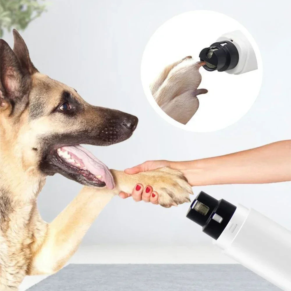 USB Rechargeable Quiet Electric Pet Nail Grinder – Dogs & Cats