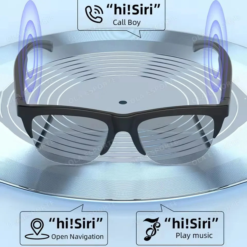 F02 Photosensitive Change Smart Glasses Bluetooth Voice Calls Control