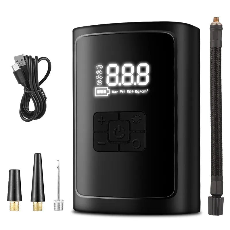 A36T-Portable Wireless Air Pump Car Tires Bikes 120W 12V 10A Digital
