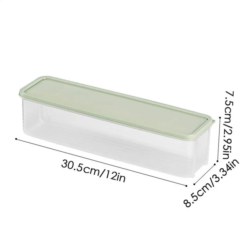 Pasta Container Rectangular Clear Spaghetti Organizer Stackable