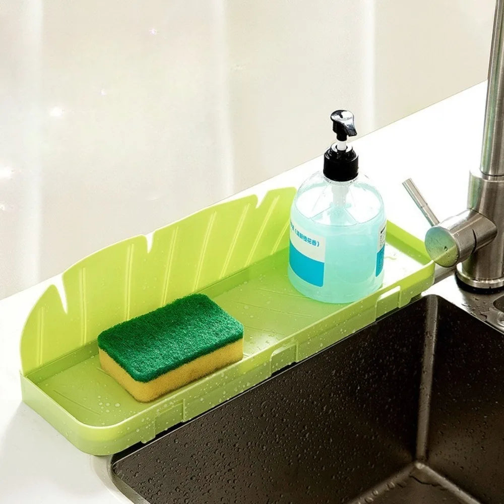 1 Suction Based Sink Splash Guard Storage Kitchen Anti Barrier