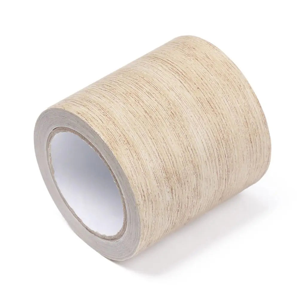 Wood Grain Furniture Repair Tape – Waterproof Skirting Sticker