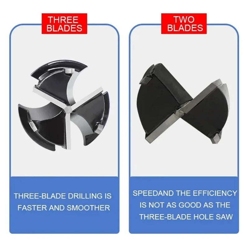35mm Carbide Forstner Drill Bit – Hinge Hole Opener for Wood