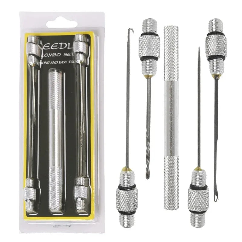 European Bait Threading Tools Cove Fishing Gear Metal Hook Needle