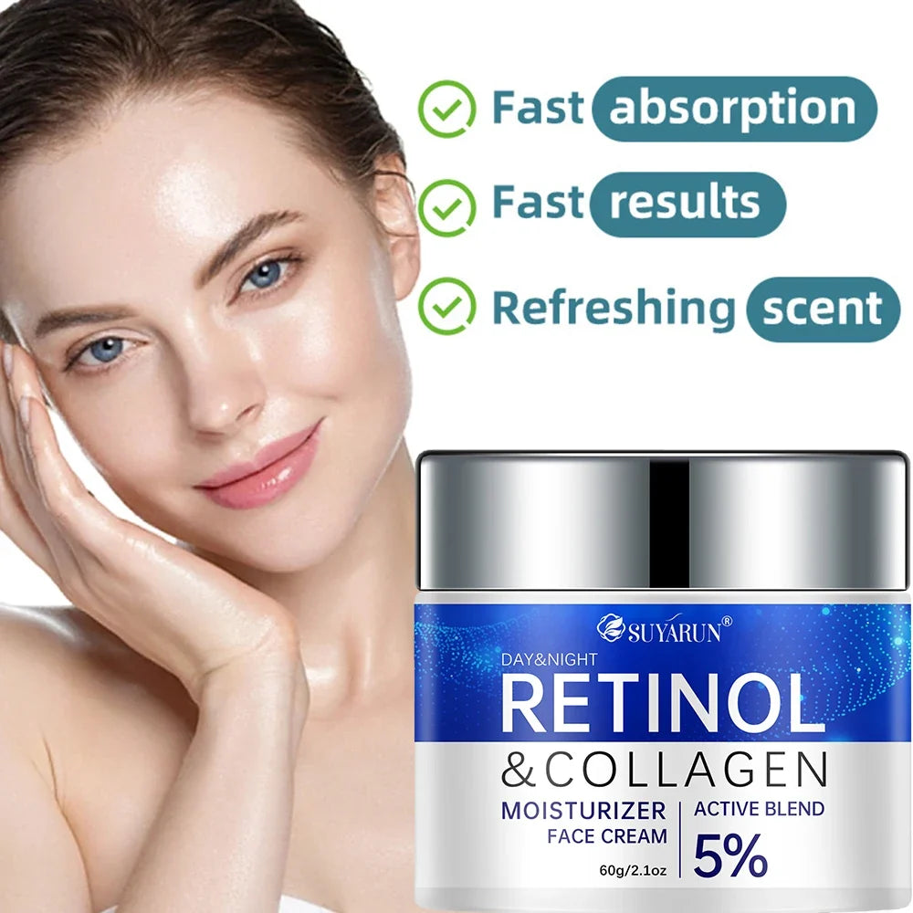 SUYARUN Retinol & Collagen Face Cream – Firming Moisturizer