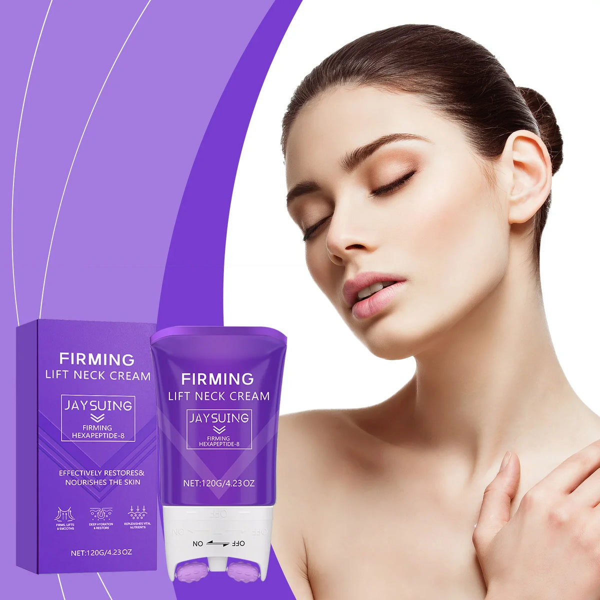 Jaysuing Neck Firming Roller Cream – Anti-Wrinkle & Lifting