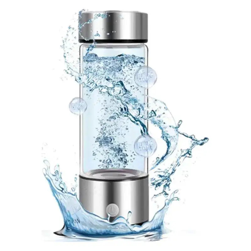 USB Hydrogen Water Bottle Generator | Glass Electrolysis