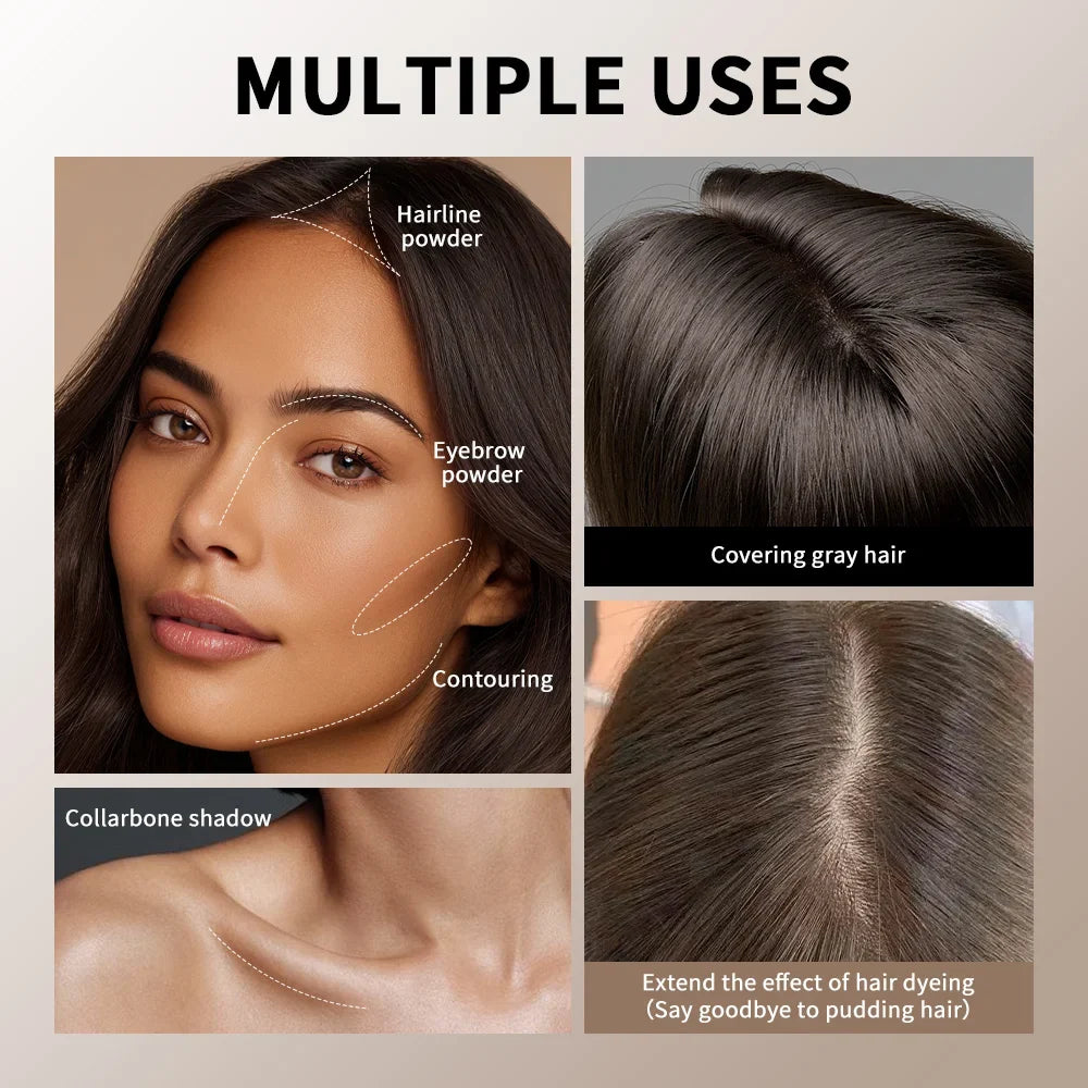 2-in-1 Hair Color Palette with Brush | Root & Gray Cover