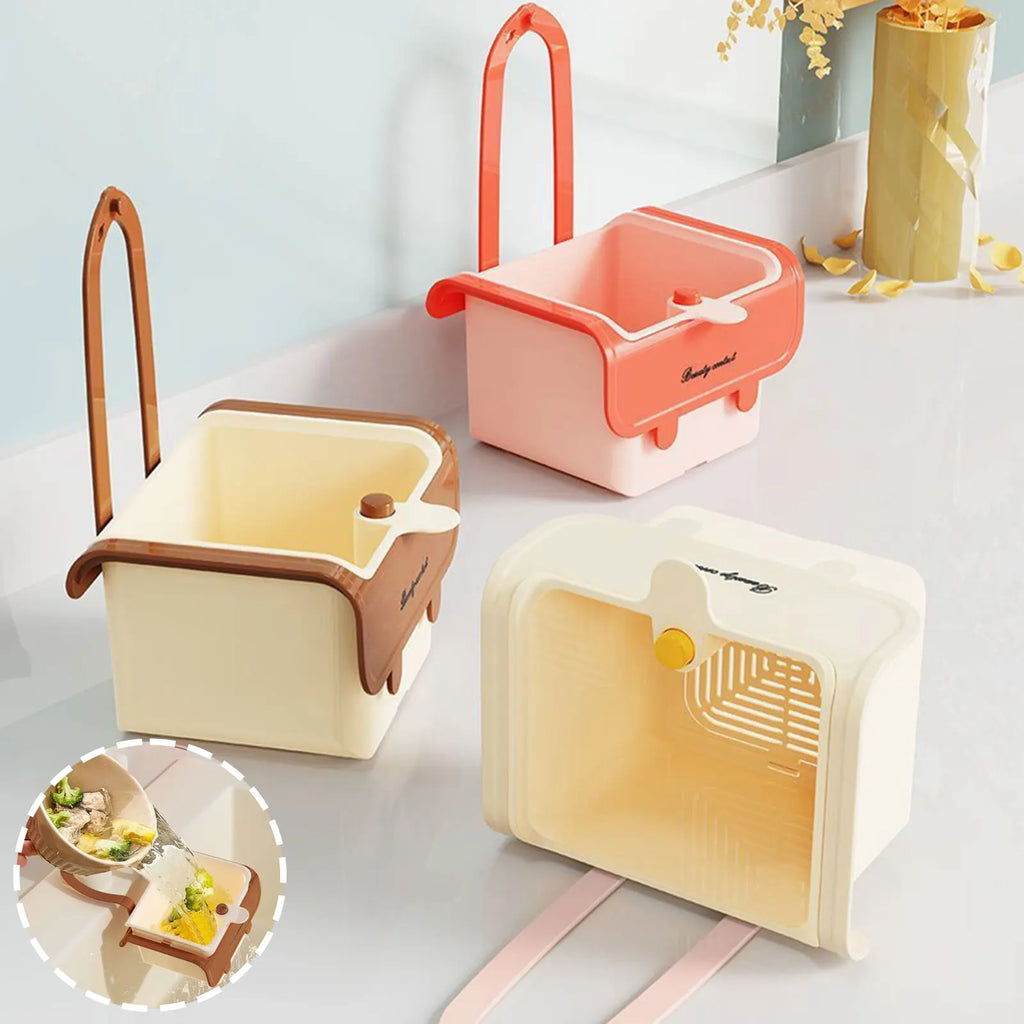 Hangable Sink Strainer Basket | Touch-Free Food Catcher