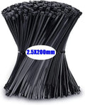 Self-Locking Nylon Cable Zip Ties – Bulk 100–1000 Pcs, 5mm