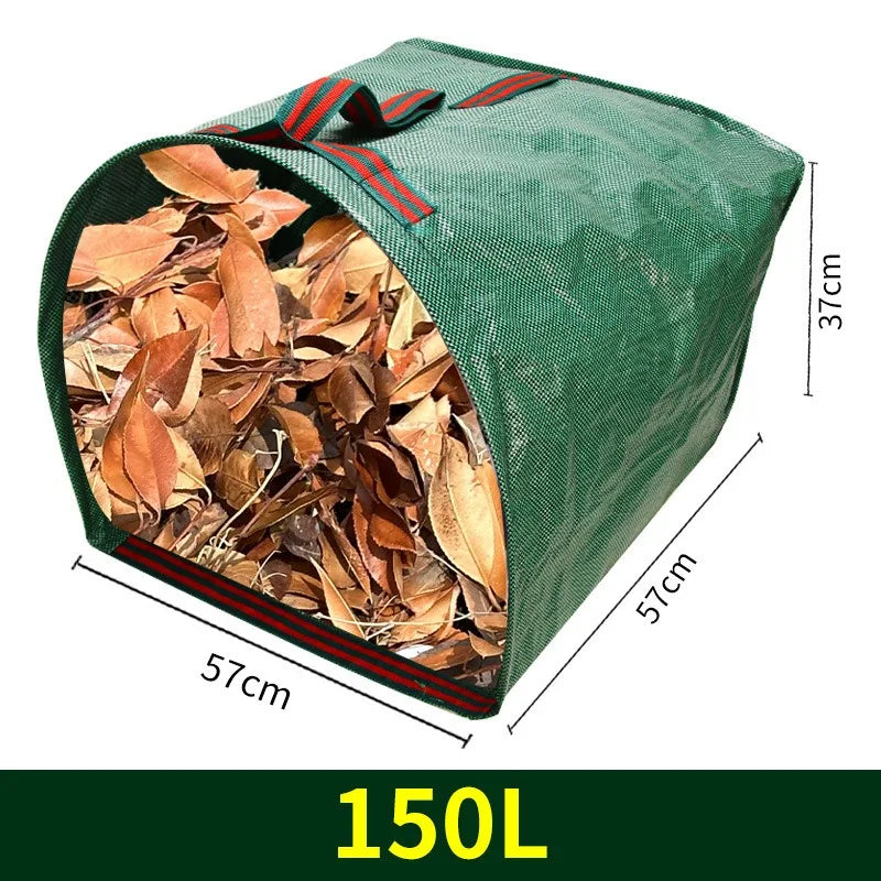 Outdoor Garden Leaf Branch Collection Bag Thickened Litter Waste