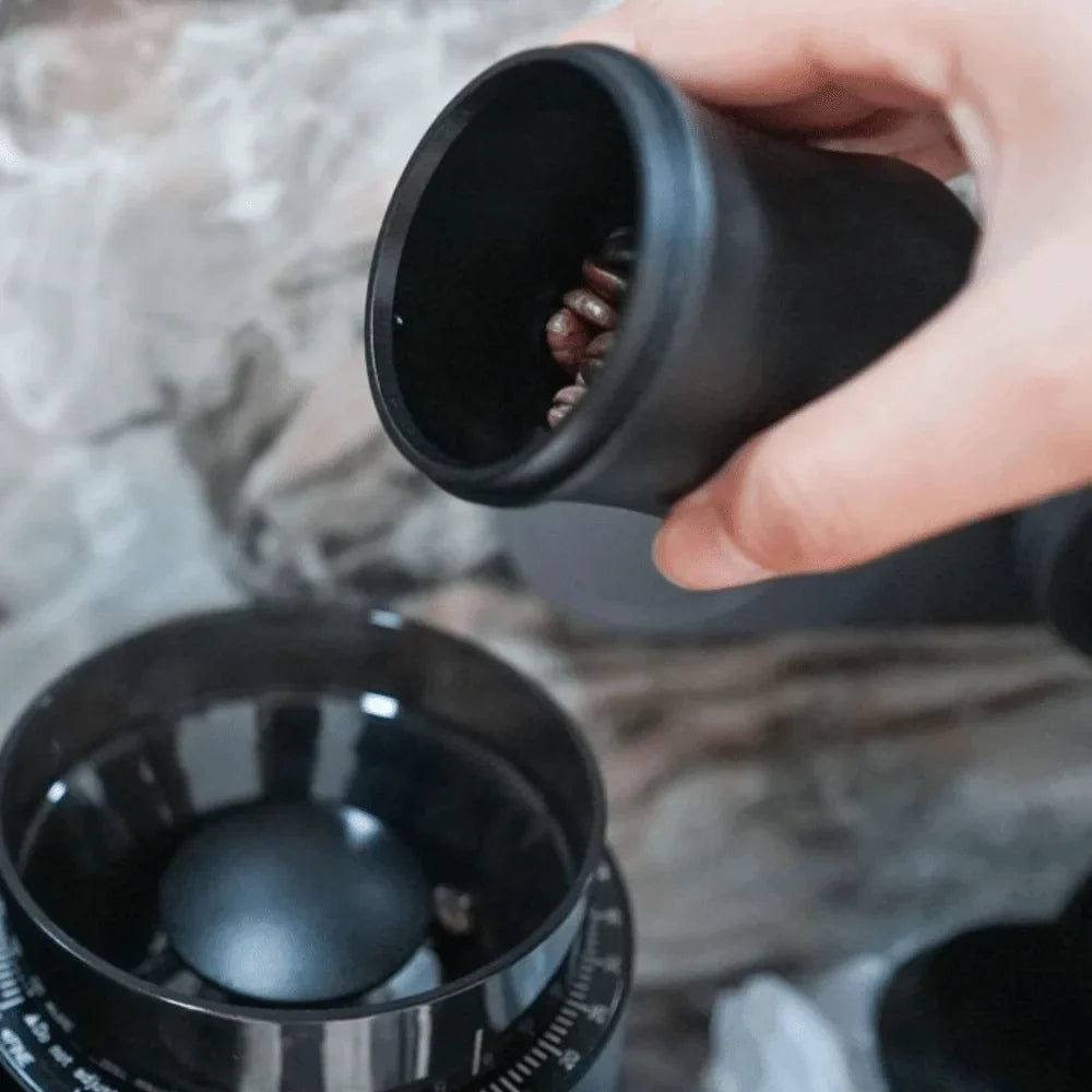 58mm Electronic Coffee Dosing Cup with LED Scale | Aluminium