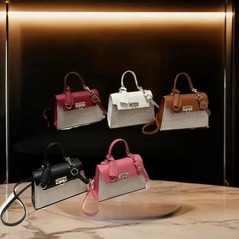 Women's PU Leather Crossbody Shoulder Tote Bag | Stylish Purse