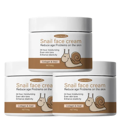 Snail Face Cream with Collagen & Retinol | 24H Moisturizing