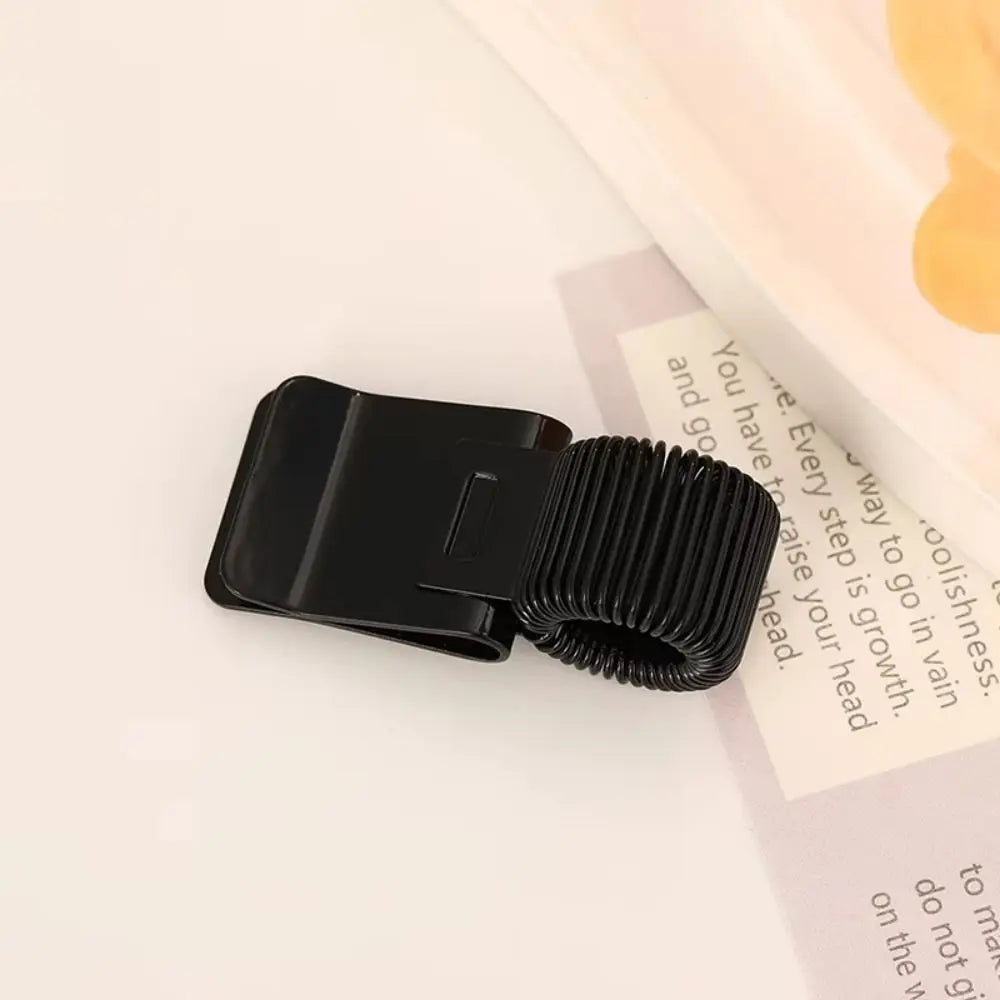 Retro Metal Spring Pen Clip – Notebook Pen Holder