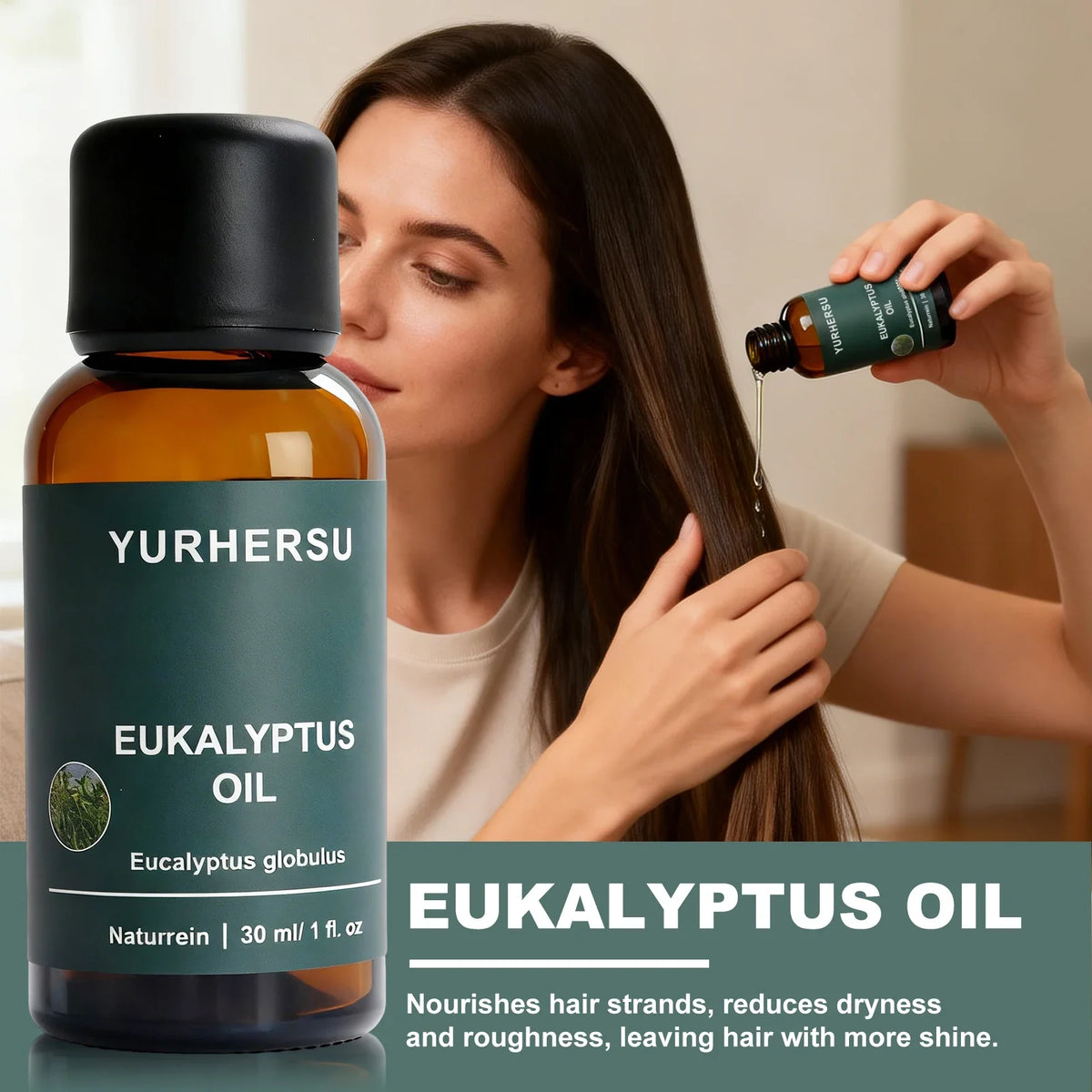 100% Pure Eucalyptus Essential Oil 30ml – Diffuser & Skin Care