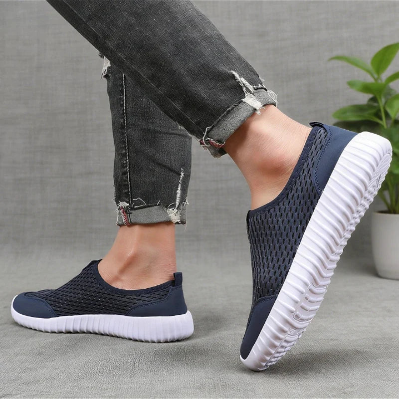 Men's Breathable Mesh Slip-On Sneakers | Lightweight Walking Shoes